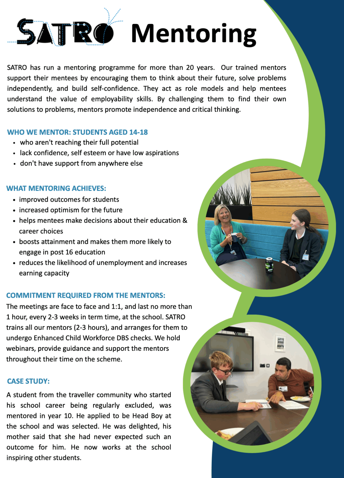 Satro Rwp Could You be a Mentor? SATRO Needs Your Skills and Experience! - High ...
